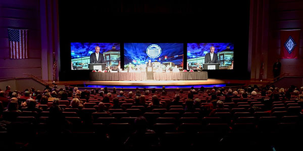 Grand Finale Pro Stage Lighting Projection Political Event